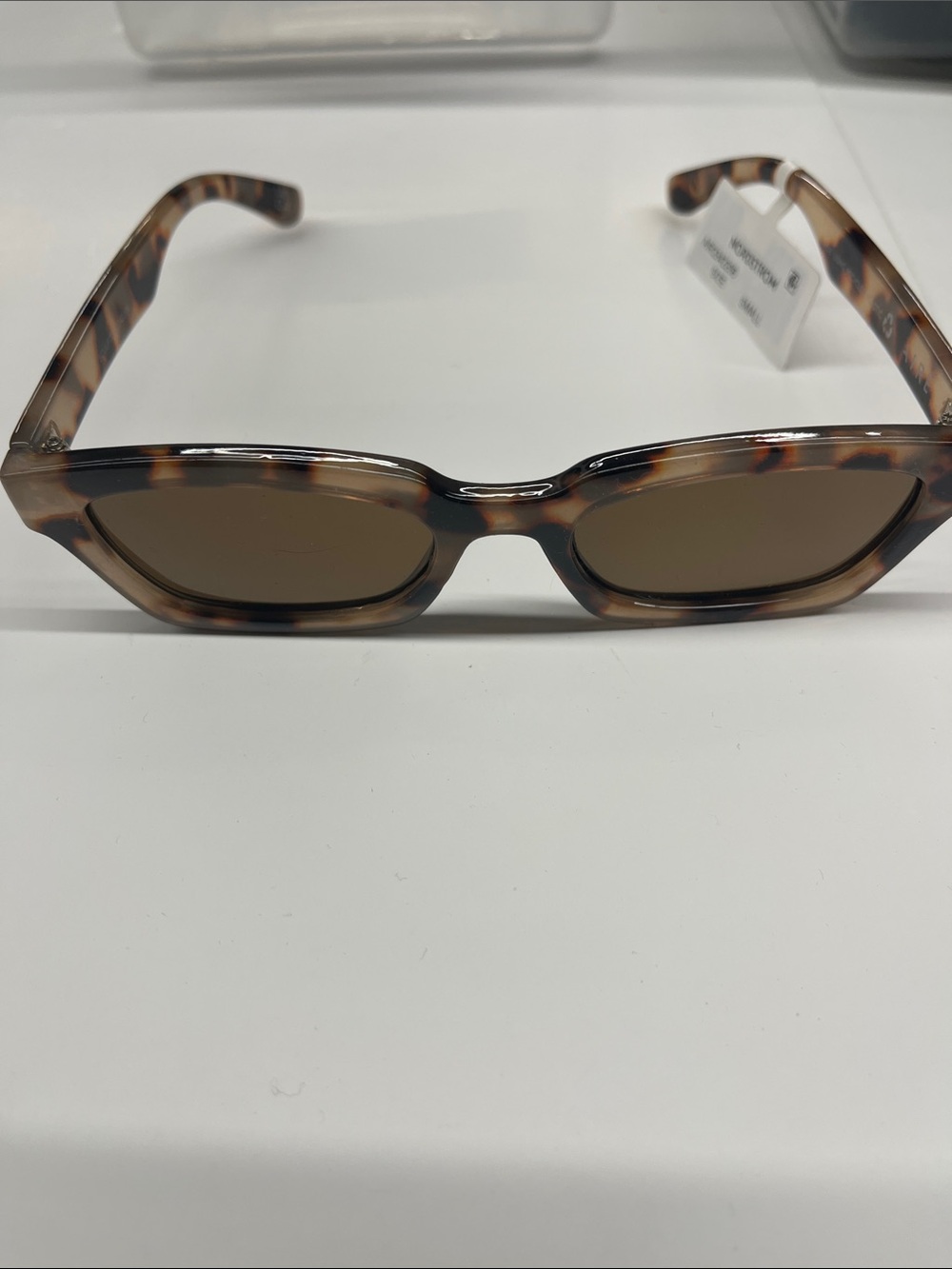 NEW Aire Uni-Sex Sculptor Slimline Rectangle Sunglasses Size Small